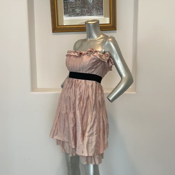 LAROK LUXE Strapless Mini Dress Pink Size M - Picture 3 of 13